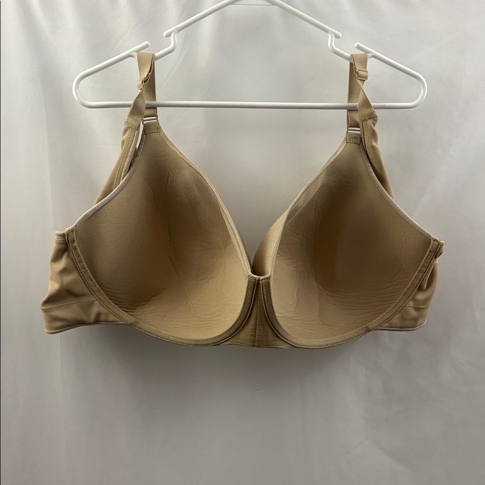 Cacique 46DDD Backsmoother Lightly Lined Balconette Nude Bra - Picture 7 of 10